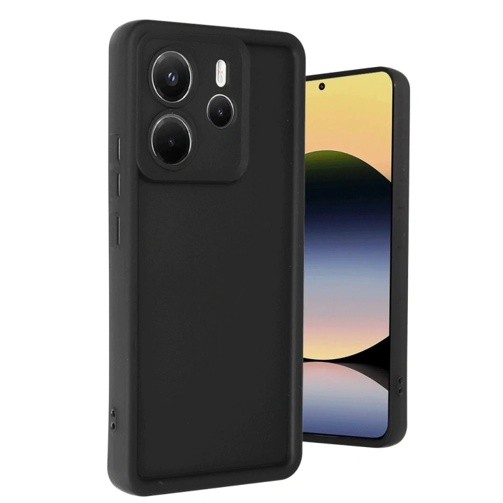 Mey İthalat®   Redmi Note 14 4G Kılıf Viera Silikon - Siyah