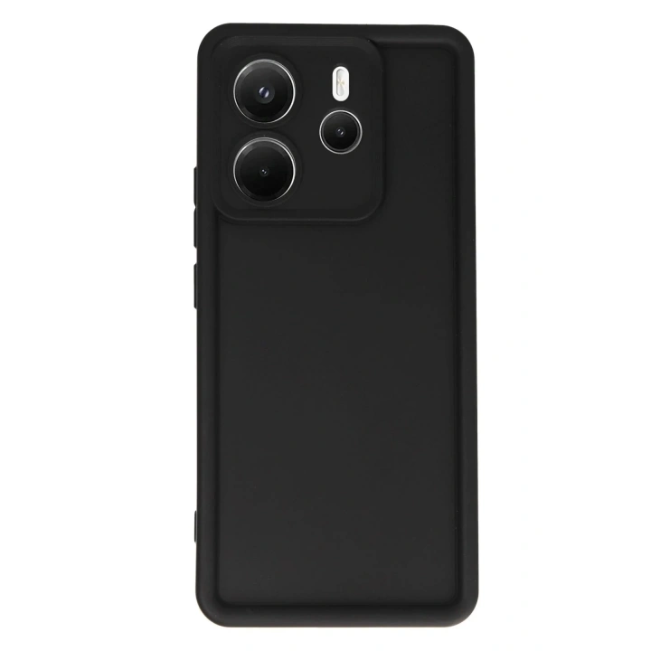 Mey İthalat®   Redmi Note 14 4G Kılıf Viera Silikon - Siyah