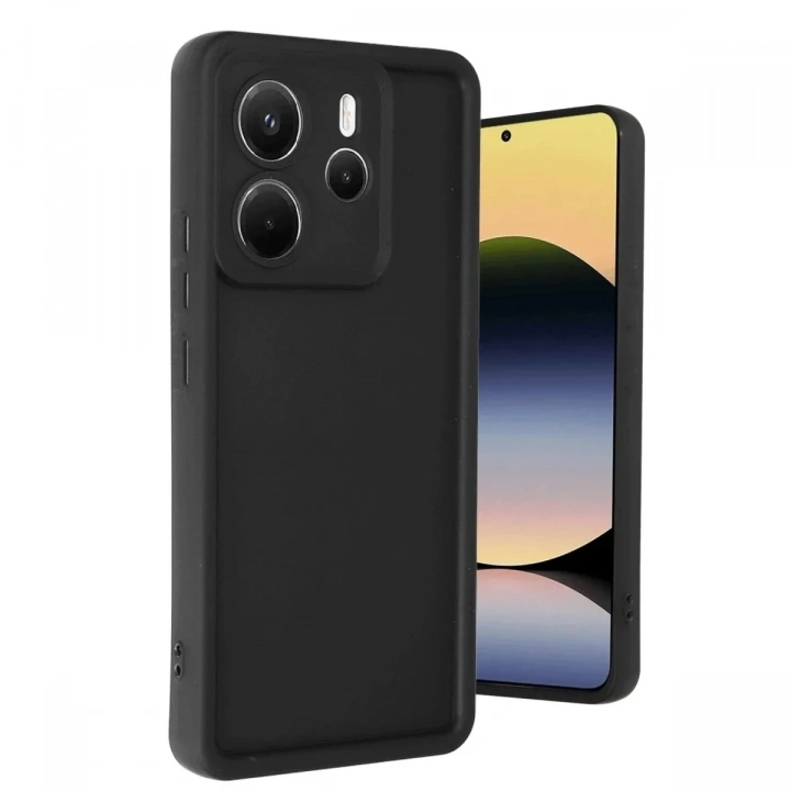 Mey İthalat®   Redmi Note 14 4G Kılıf Viera Silikon - Siyah