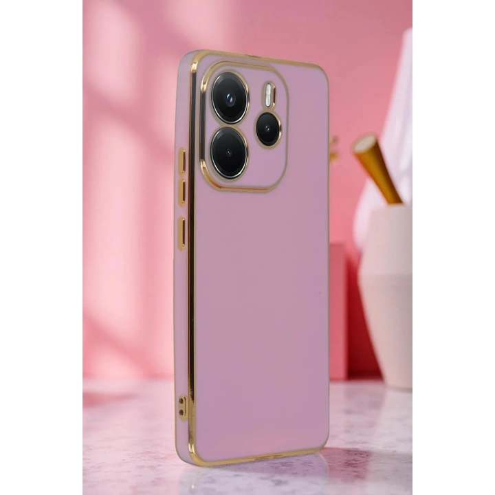 Mey İthalat®   Redmi Note 14 4G Kılıf Volet Silikon - Beyaz