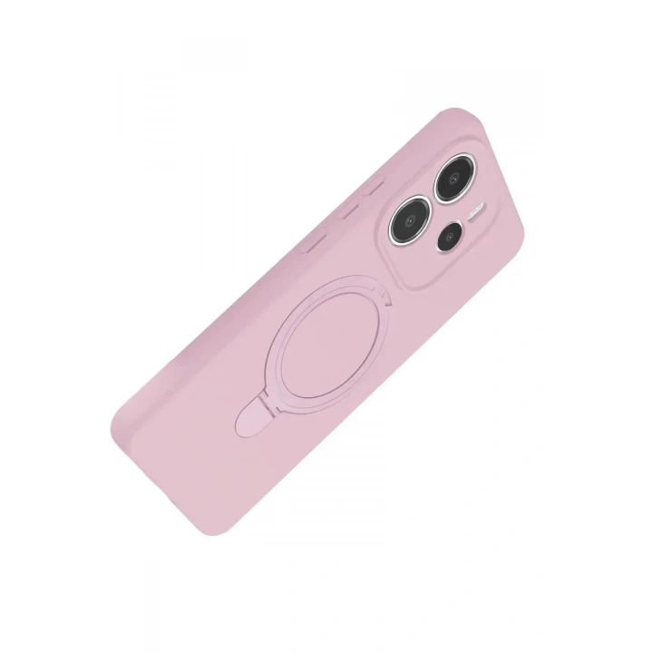 Mey İthalat®   Redmi Note 14 4G Regal Magsafe Standlı Kapak - Açık Pembe