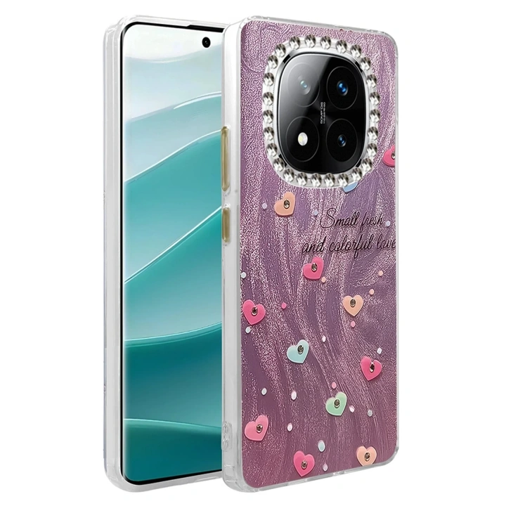Mey İthalat®   Redmi Note 14 Pro 4G Kılıf Blade Aynalı Desenli Kapak - Desen 8