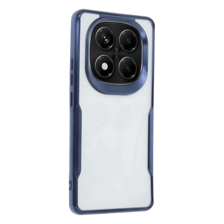 Mey İthalat®   Redmi Note 14 Pro 4G Kılıf Boyi Silikon Kapak - Lacivert