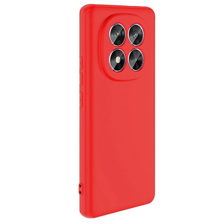 Mey İthalat®   Redmi Note 14 Pro 4G Kılıf First Silikon - Kırmızı