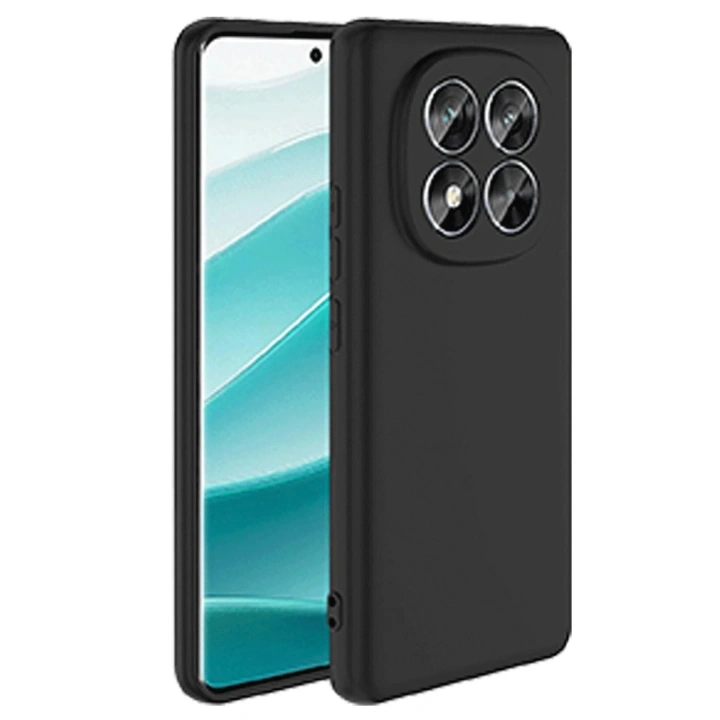 Mey İthalat®   Redmi Note 14 Pro 4G Kılıf First Silikon - Siyah