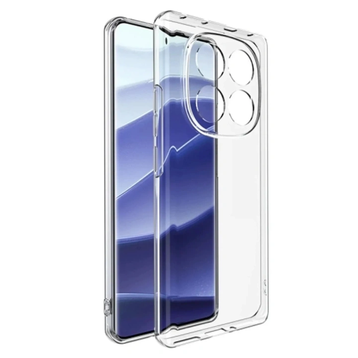 Mey İthalat®   Redmi Note 14 Pro 4G Kılıf Lüx Şeffaf Silikon