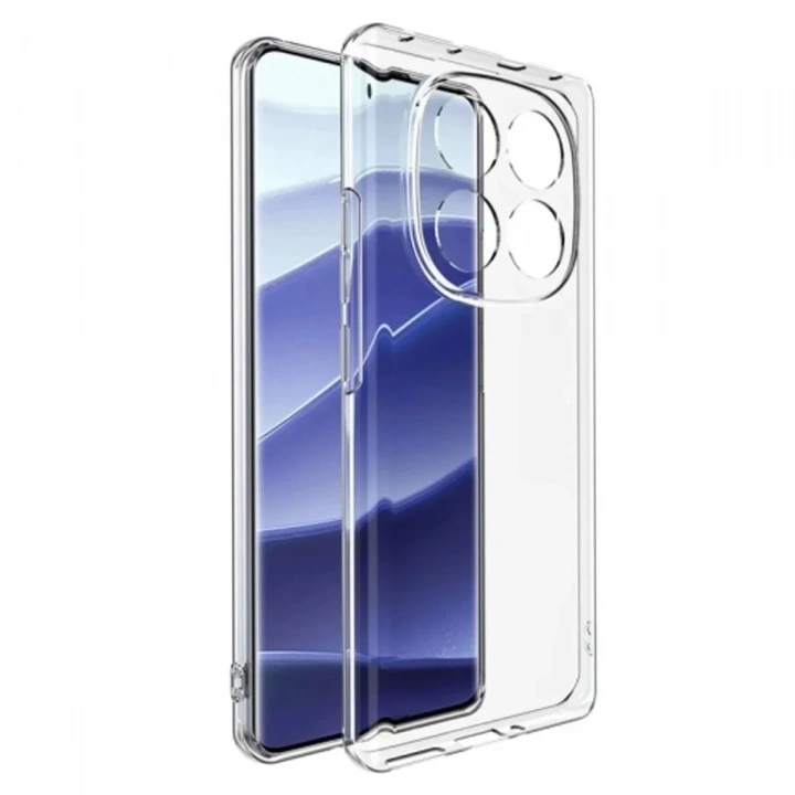 Mey İthalat®   Redmi Note 14 Pro 4G Kılıf Lüx Şeffaf Silikon
