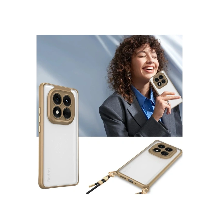 Mey İthalat®   Redmi Note 14 Pro 4G Kılıf Penta Silikon Kılıf - Şeffaf