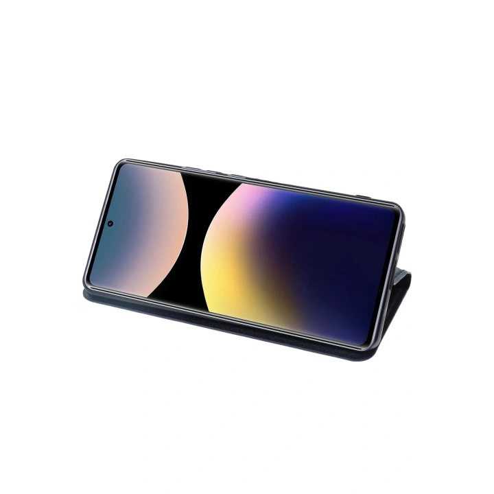 Mey İthalat®   Redmi Note 14 Pro 4G Kılıf Trend S Plus Kapaklı Kılıf - Taba