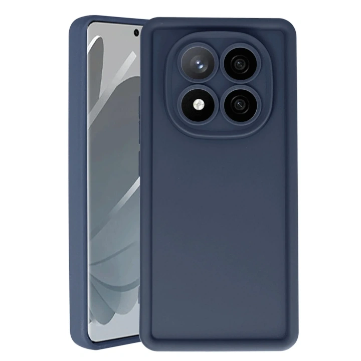 Mey İthalat®   Redmi Note 14 Pro 4G Kılıf Viera Silikon - Lacivert