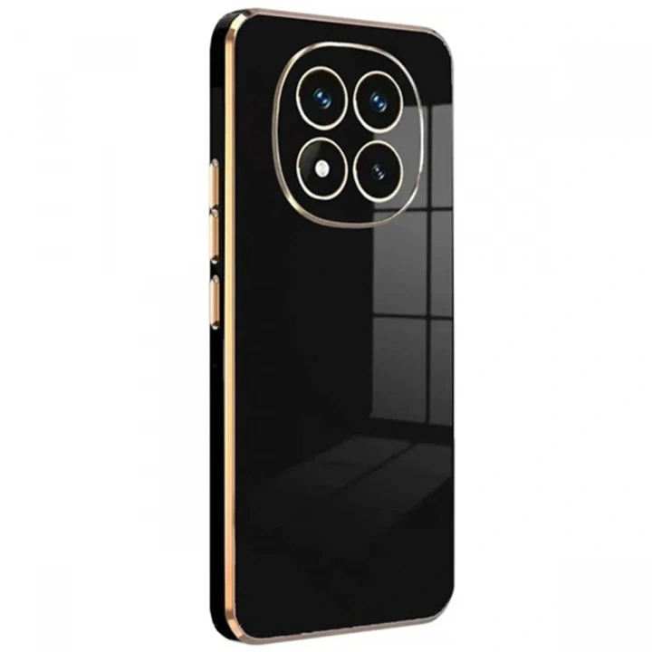 Mey İthalat®   Redmi Note 14 Pro 4G Kılıf Volet Silikon - Siyah