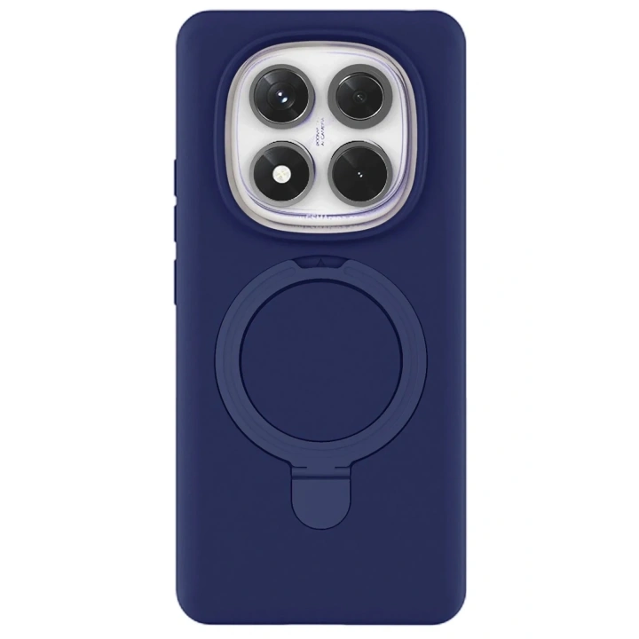Mey İthalat®   Redmi Note 14 Pro 4G Regal Magsafe Standlı Kapak - Lacivert