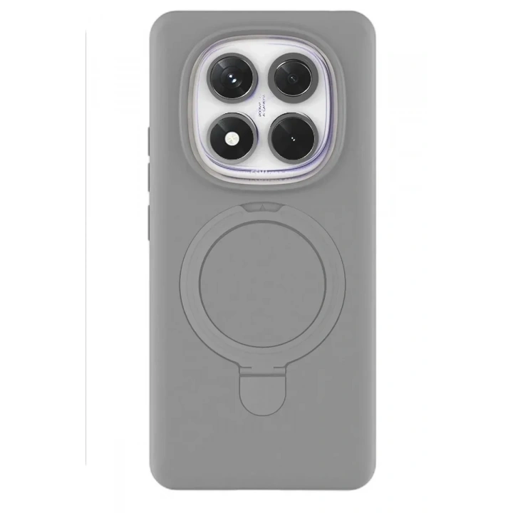 Mey İthalat®   Redmi Note 14 Pro 4G Regal Magsafe Standlı Kapak - Titan Gri