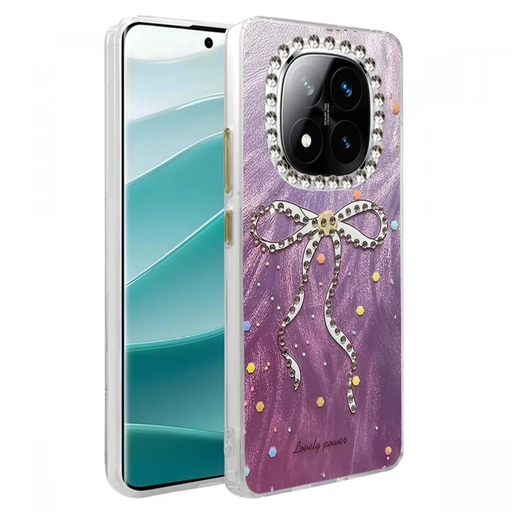 Mey İthalat®   Redmi Note 14 Pro 5G Kılıf Blade Aynalı Desenli Kapak - Desen 1