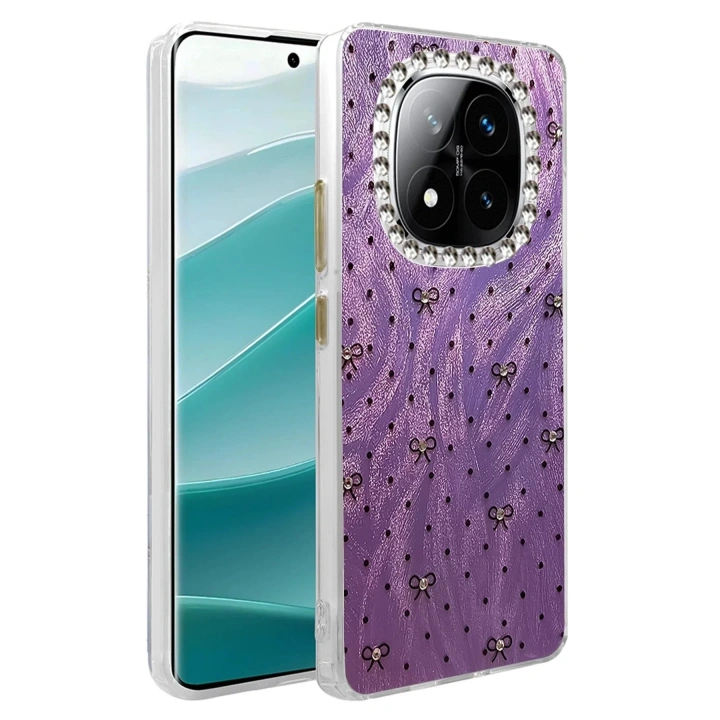 Mey İthalat®   Redmi Note 14 Pro 5G Kılıf Blade Aynalı Desenli Kapak - Desen 2