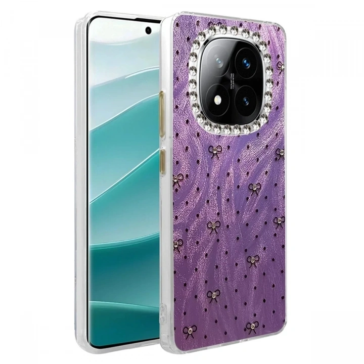 Mey İthalat®   Redmi Note 14 Pro 5G Kılıf Blade Aynalı Desenli Kapak - Desen 2