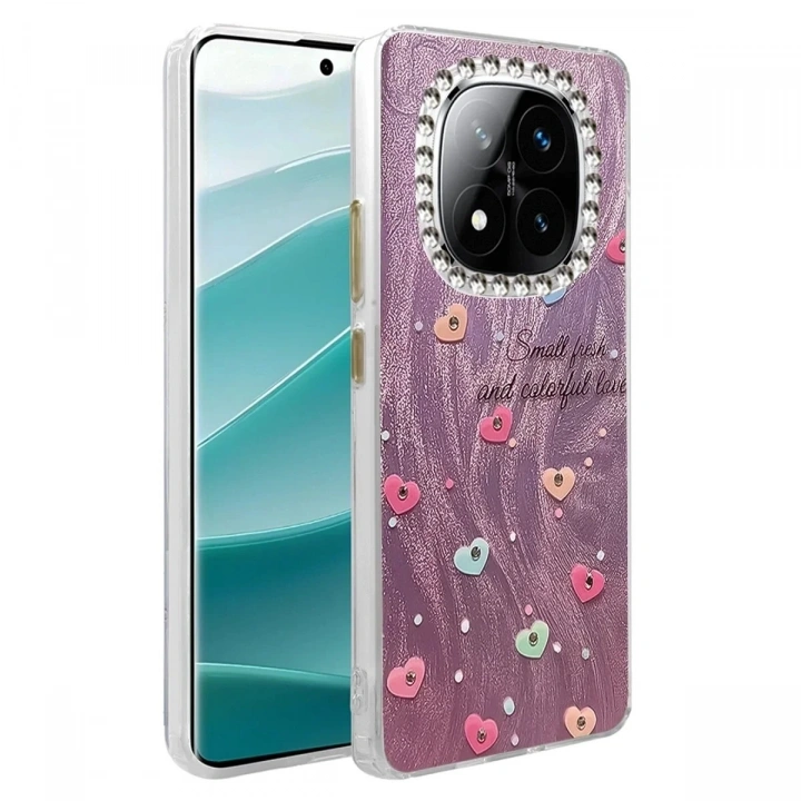 Mey İthalat®   Redmi Note 14 Pro 5G Kılıf Blade Aynalı Desenli Kapak - Desen 8