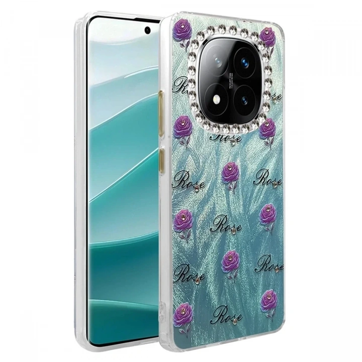 Mey İthalat®   Redmi Note 14 Pro 5G Kılıf Blade Aynalı Desenli Kapak - Desen 9