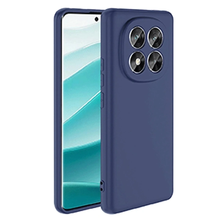 Mey İthalat®   Redmi Note 14 Pro 5G Kılıf First Silikon - Lacivert