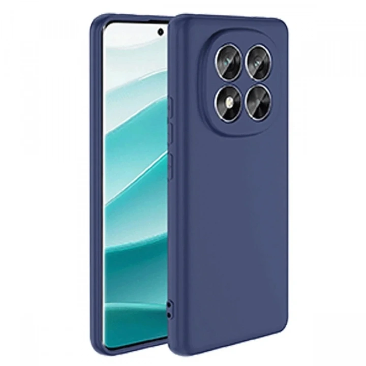 Mey İthalat®   Redmi Note 14 Pro 5G Kılıf First Silikon - Lacivert