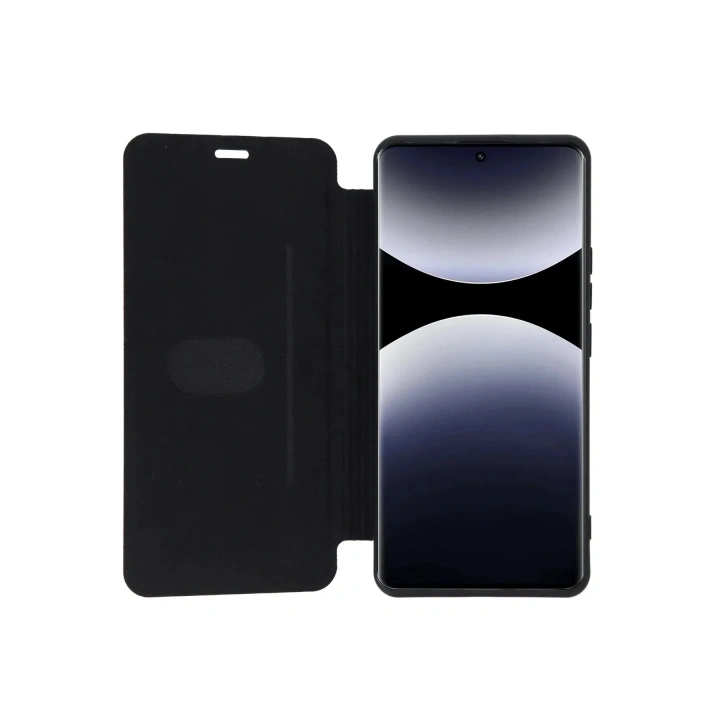 Mey İthalat®   Redmi Note 14 Pro 5G Kılıf Flip Cover - Taba
