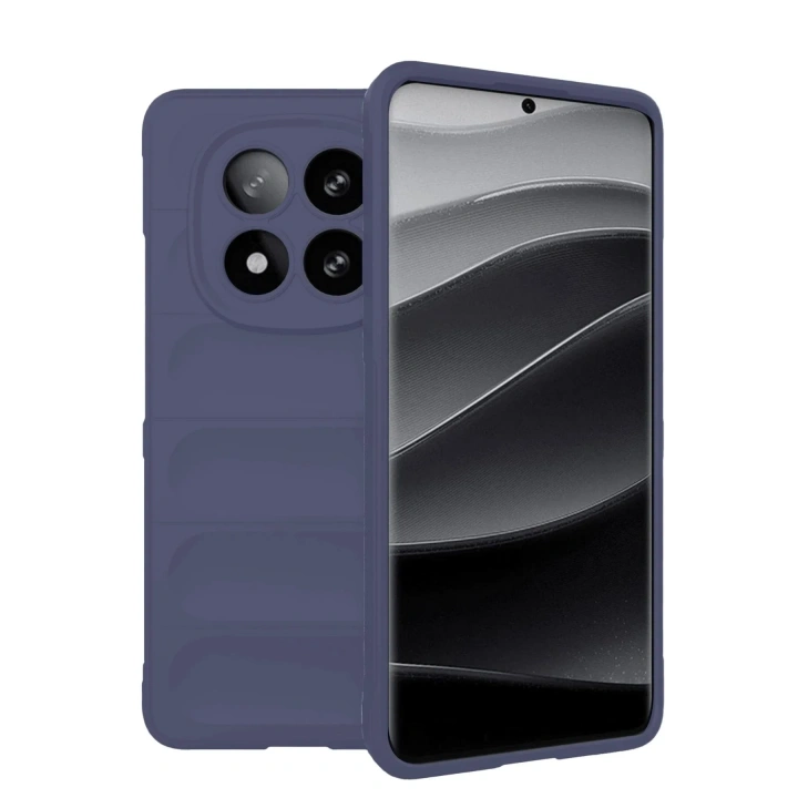 Mey İthalat®   Redmi Note 14 Pro 5G Kılıf Optimum Silikon - Lacivert