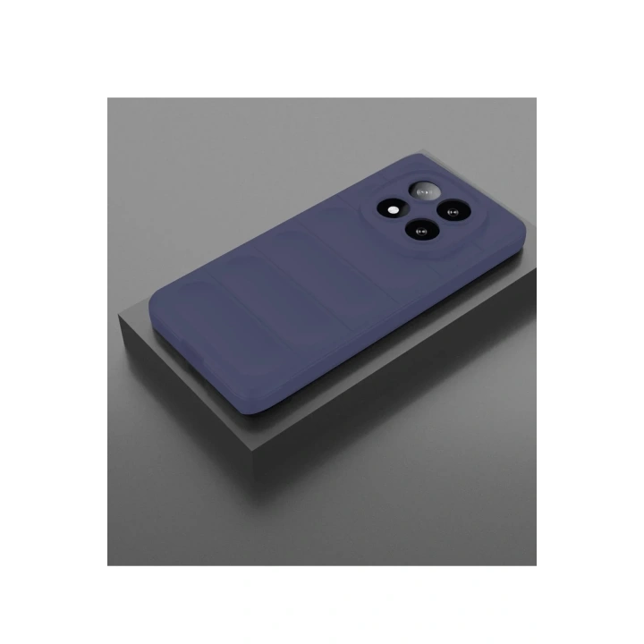 Mey İthalat®   Redmi Note 14 Pro 5G Kılıf Optimum Silikon - Lacivert