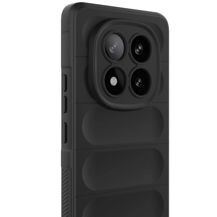 Mey İthalat®   Redmi Note 14 Pro 5G Kılıf Optimum Silikon - Siyah