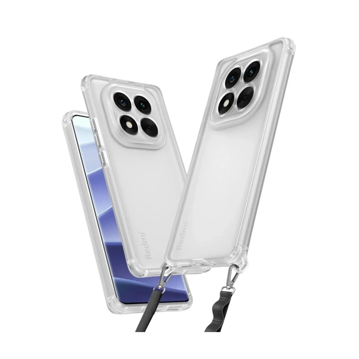 Mey İthalat®   Redmi Note 14 Pro 5G Kılıf Penta Silikon Kılıf - Şeffaf