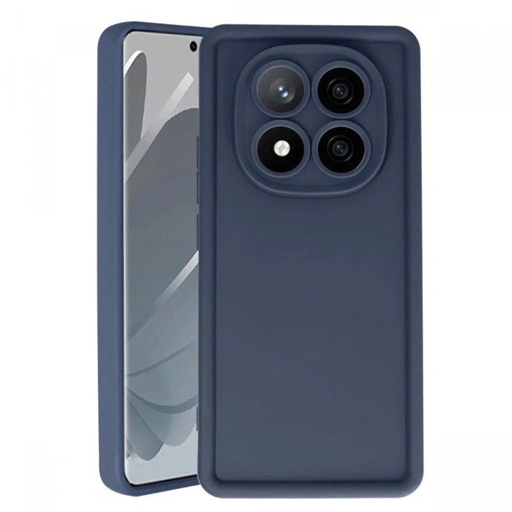 Mey İthalat®   Redmi Note 14 Pro 5G Kılıf Viera Silikon - Lacivert