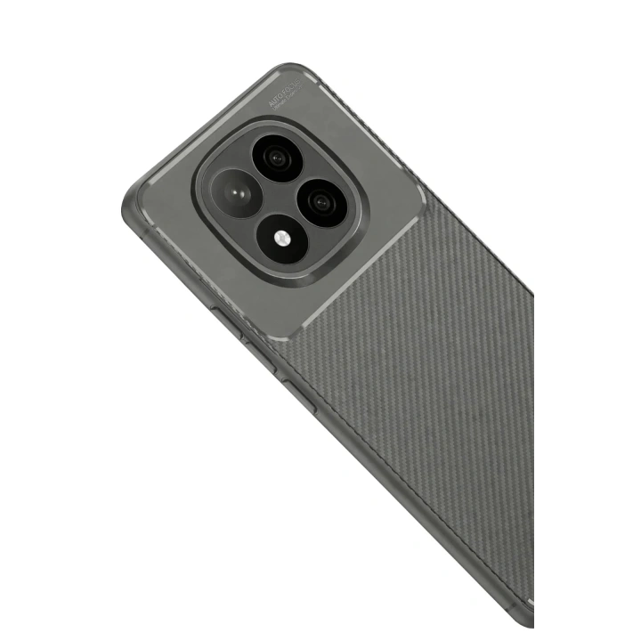 Mey İthalat®   Redmi Note 14 Pro Plus Kılıf Auto Focus Karbon Kapak - Gri