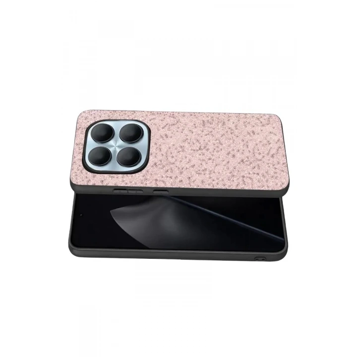 Mey İthalat®   Redmi Note 15 4G Bright Simli Kapak - Pembe