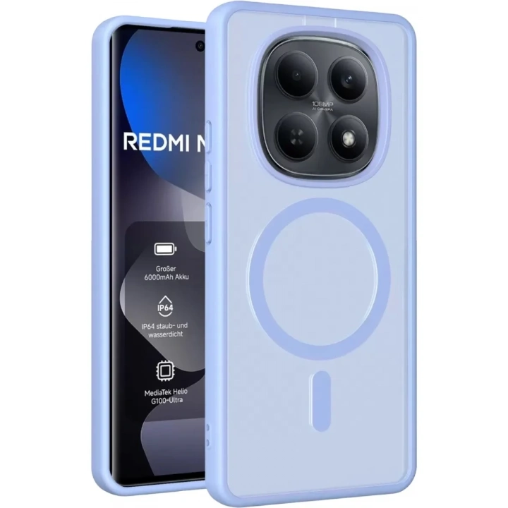 Mey İthalat®   Redmi Note 15 4G Jota Magsafe Kapak - Açık Mavi