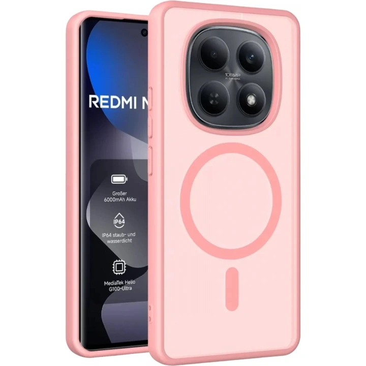 Mey İthalat®   Redmi Note 15 4G Jota Magsafe Kapak - Pudra