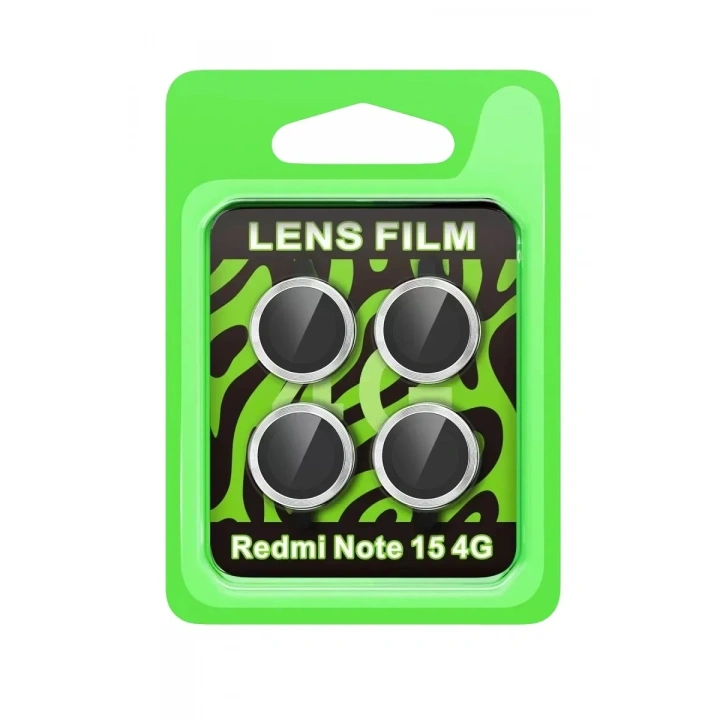 Mey İthalat®   Redmi Note 15 4G Raze Metal Kamera Lens - Gümüş