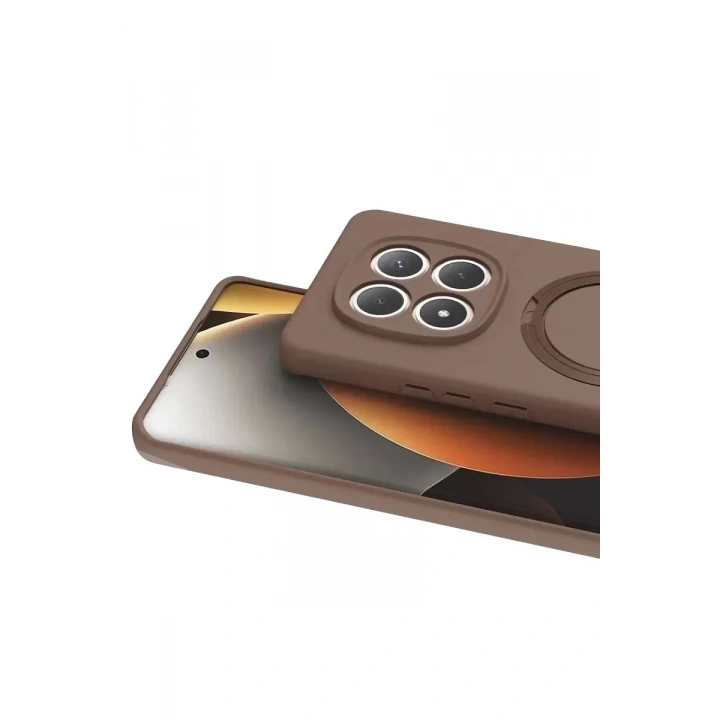 Mey İthalat®   Redmi Note 15 4G Regal Magsafe Standlı Kapak - Çöl Titanyum