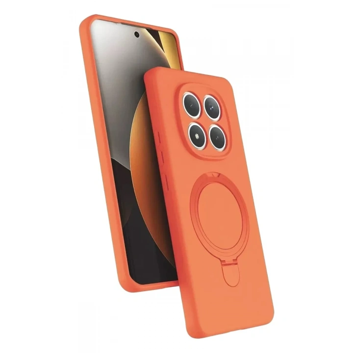 Mey İthalat®   Redmi Note 15 4G Regal Magsafe Standlı Kapak - Turuncu