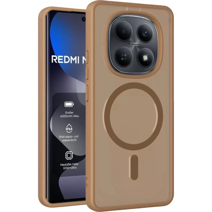 Mey İthalat®   Redmi Note 15 Pro 4G Jota Magsafe Kapak - Çöl Titanyum