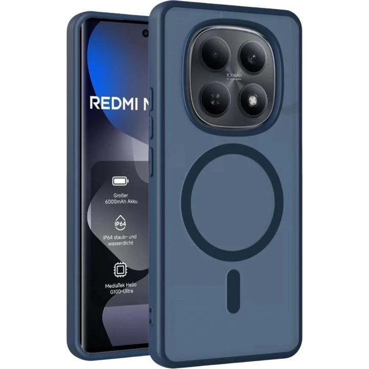 Mey İthalat®   Redmi Note 15 Pro 4G Jota Magsafe Kapak - Lacivert