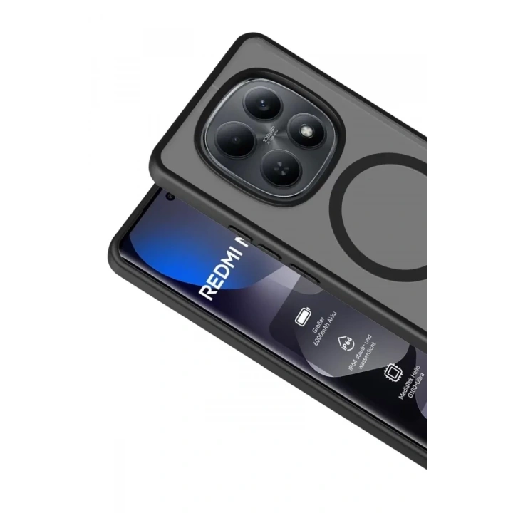 Mey İthalat®   Redmi Note 15 Pro 4G Jota Magsafe Kapak - Siyah