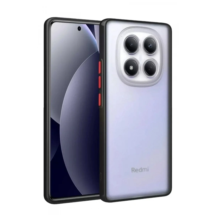 Mey İthalat®   Redmi Note 15 Pro 4G Montreal Silikon Kapak - Siyah
