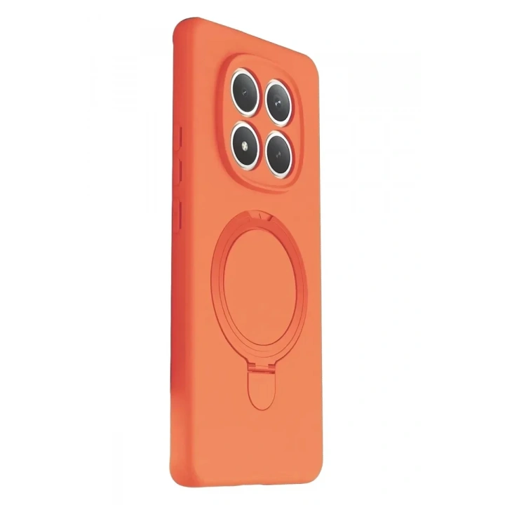 Mey İthalat®   Redmi Note 15 Pro 4G Regal Magsafe Standlı Kapak - Turuncu