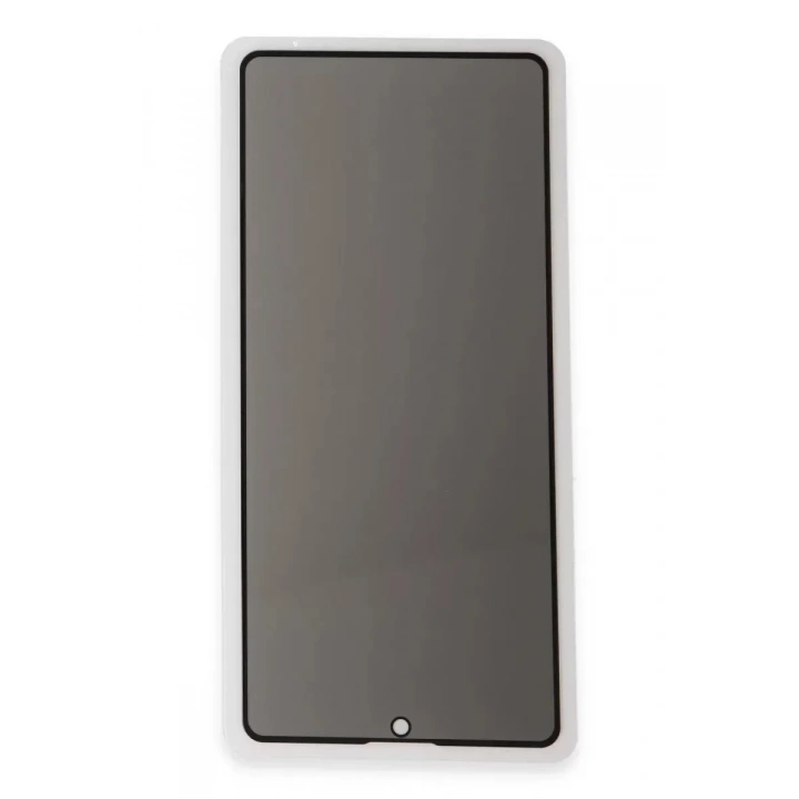 Mey İthalat®   Redmi Note 15 Pro 5G 3D Antistatik Hayalet Cam Ekran Koruyucu - Siyah
