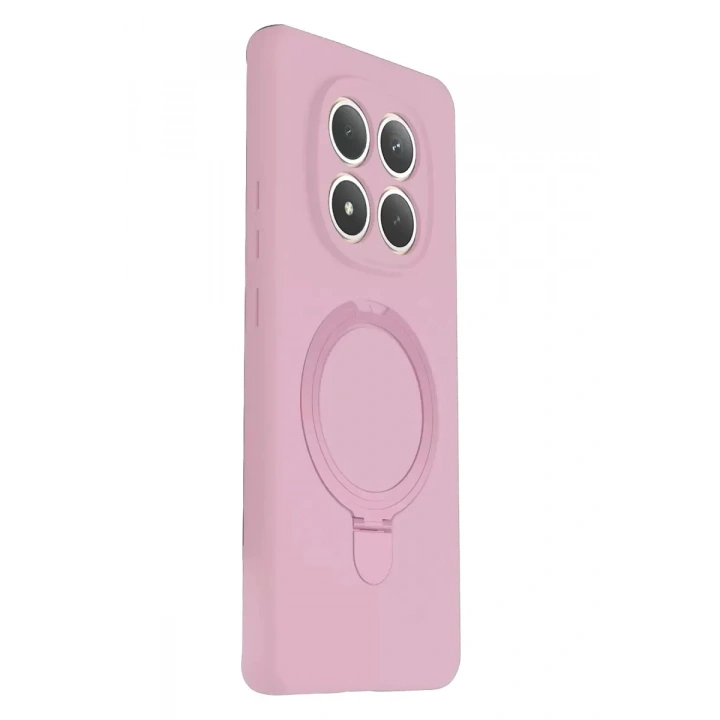 Mey İthalat®   Redmi Note 15 Pro 5G Regal Magsafe Standlı Kapak - Açık Pembe