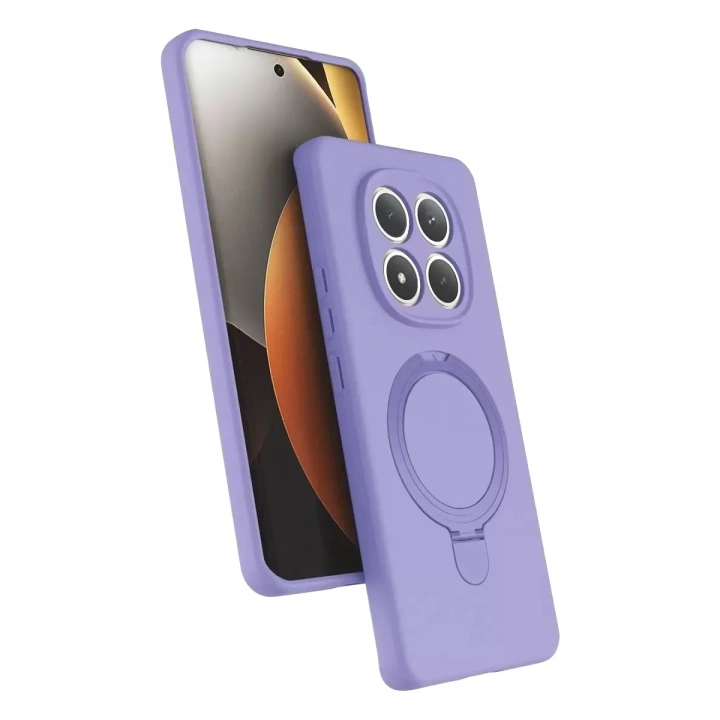 Mey İthalat®   Redmi Note 15 Pro 5G Regal Magsafe Standlı Kapak - Lila