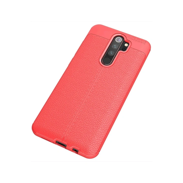 Mey İthalat®   Redmi Note 8 Pro Kılıf Auto Focus Kapak - Kırmızı