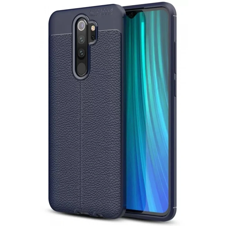 Mey İthalat®   Redmi Note 8 Pro Kılıf Auto Focus Kapak - Lacivert