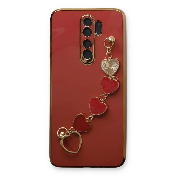 Mey İthalat®   Redmi Note 8 Pro Kılıf Esila Silikon - Kırmızı