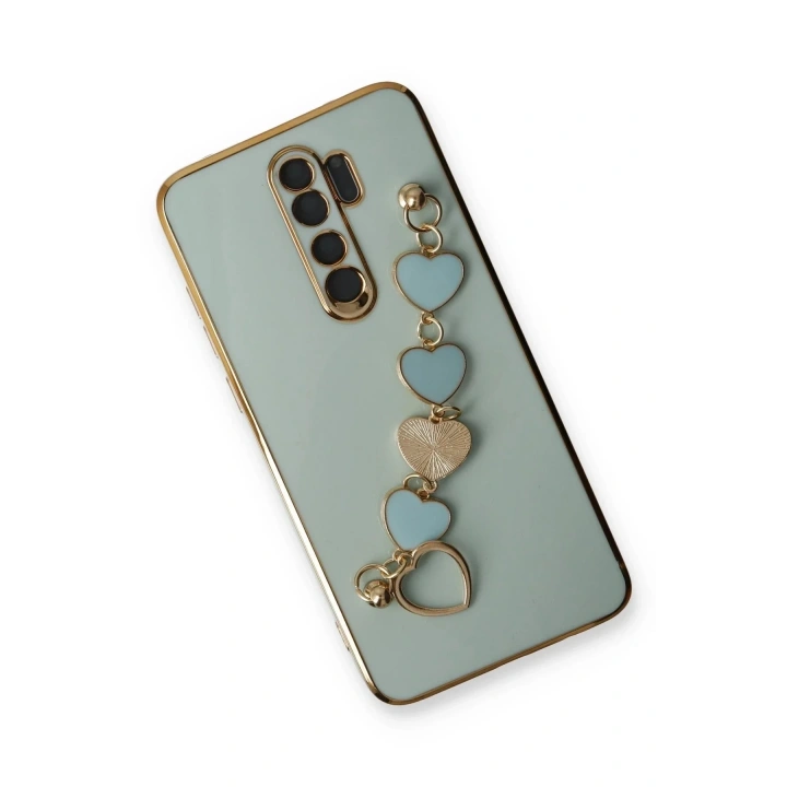 Mey İthalat®   Redmi Note 8 Pro Kılıf Esila Silikon - Su Yeşili
