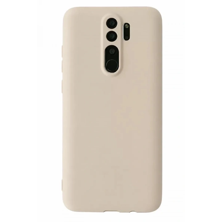 Mey İthalat®   Redmi Note 8 Pro Kılıf First Silikon - Krem
